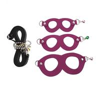 Parliky Quality Stainless Steel Wool Sugar Glider Traction Ropes Safe Pet Hauling Cable Easy On/off Purple Random Style