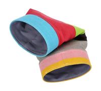 Parliky Rainbow Collapsible Pet Tunnel for Hamsters and Small Animals Compact Colorful Play Tube with Connection Track Interactive Cozy Hideout and Exploration for Bunnies Mice and Gerbils