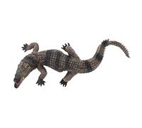 Parliky Realistic Alligator Figurine Educational for Early Childhood Learning Solid Model Animal Ornament for Imaginative Play and Nature Awareness Development