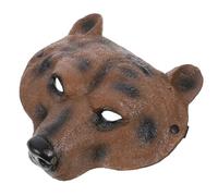 Parliky Realistic Brown Bear Half Face Animal Mask for Cosplay and Masquerade Party, Festival Animal Face Mask for Men and Women, Bear Costume Accessory for Halloween and Party Decorations