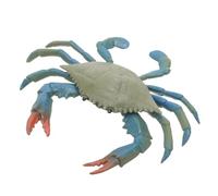 Parliky Realistic Crab Model Toy Fish Tank Decor Lifelike Crab Crackers Crab Ornament Adorable Simulation Crab for Home Office Party