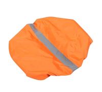 Parliky Reflective Backpack Rain Cover with Elastic Band Protective Rucksack Cover for Hiking Camping Biking Night Travel Safety with Reflective Strip Fits Up to Backpacks Orange