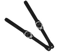 Parliky Replaceable 250mm Universal Roller Skate Buckle Straps with Heart-shaped Quick Release Buckle Adjustable Fixing Straps for Roller Skate Shoes and Ice Includes 2 Sets Screws