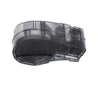 Parliky Replacement Nylon Label Tape Refill for Printers White Black Text Wire Marking and Workplace Labeling Tape for Logistics Warehousing and Supermarkets