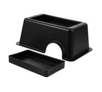 Parliky Reptile Hideout and Pet Hide Cave Leopard Print Moisture Retention Large Plastic Shelter for Gecko, Tortoise, Frog, Suitable for Aquarium Habitat