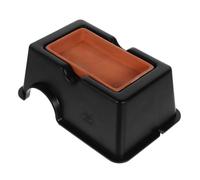 Parliky Reptile Hideout Ceramic Moisture Shelter Large Leopard Print Hide Cave for Gecko Tortoise Amphibian Habitat Reptile Pet Hide Box for Terrarium Accessories