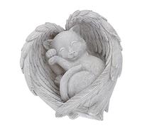 Parliky Resin Cat Angel Statue Pet Memorial Stone Garden Ornament Cat Decorations Lover Gifts