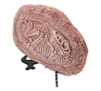 Parliky Resin Simulated Trilobite Fossil Ornament Dinosaur Specimen Stone Terrarium Decoration for Desert Landscape Crawling Habitat
