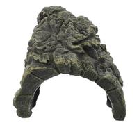 Parliky Resin Turtle Hideout and Basking Platform for Reptiles Amphibian Habitat Decoration Multifunctional Rock Cave Shelter for Tortoises Geckos Frogs and Lizards in Aquarium Terrariums