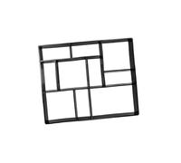 Parliky Reusable Plastic Garden Path Maker Mold for DIY Cement Brick Paving Patio Walkway Driveway Courtyard Use Pavement Mold for Outdoor Decoration