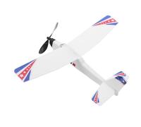 Parliky Rubber Band Plane Easy Assembly Hand Throw Flying Glider Aircraft Kit for Outdoor Indoor Play Safe Materials Educational DIY Model