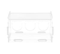 Parliky Rutin Small Chicken Feeder Food Box with Grain Storage, Pet Feeding Bowl for Poultry and Hamster, Sturdy Food Tray Suitable for Breeding and Outdoor Use