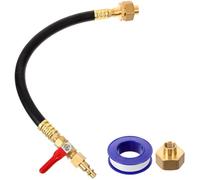 Parliky Rv Antifreeze Blowout Plug Adapter Metal Sprinkler Blow Out Fitting with Seal Quick Connect for Camper Boat Air Compressor Winterizing