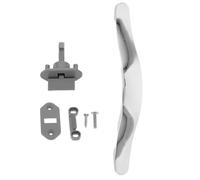 Parliky Rv Drawer Lock Set with Anti-Slip Mechanism Heavy Duty Keyless Cabinet Door Handle for Campers Travel Trailers and Boats Versatile Furniture Latch Upgrade for Secure Easy