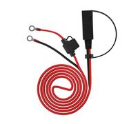 Parliky Sae Ring Terminal Harness with Fuse Battery Extension Cable for Motorcycle Power Supply Quick Disconnect Plug Protective Design for Solar Panel Connections