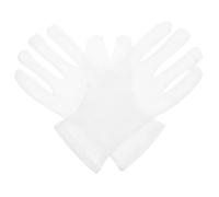 Parliky Safety Work Gloves White for 2pcs Labour Tasks Cotton Adults