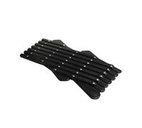 Parliky Scalable Car Door Fence Pet Gate for Window Safety Retractable Black PP Material Protector Easy No-tool Installation for Cats and Dogs Preventing Head Vehicle Window