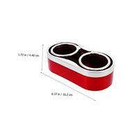 Parliky Self Adhesive Car Bottle Holder Double Cup Stand for Truck Car Rv Boat Wear Resistant Material Secure Grip to Prevent Spills Easy Installation Random Color Random Color