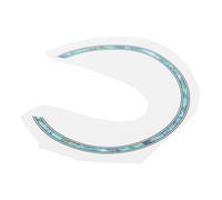 Parliky Self-Adhesive Guitar Sound Hole Decal Decorative Rosette Inlay Sticker for Classical Acoustic Guitars Color-Shifting Edge Trim Easy Stick Application No Tools Needed Musical