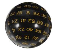 Parliky Sided Acrylic Polyhedral Dice Smooth Multi-sided Ball-shaped Rpg Table Game Dice for Board Games and Infinity