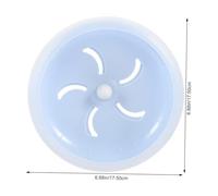 Parliky Silent Small Animal Exercise Wheel Non-slip Pet for Hamsters Gerbils Rats with Wide Suitability and Stable Run Disc in Blue