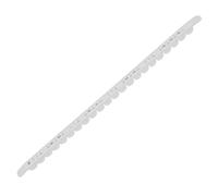 Parliky Silicone Guzheng Mute Strip Easy to Install and Protect Instrument for Practice and Performance White Material Suitable for Home and Professional Use
