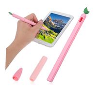 Parliky Silicone Sleeve for Apple Pencil Generation Comfortable Protective Electronic Pen Covers with Soft Grip Anti-Scratch and Shockproof Silicone Case for Students and Professionals
