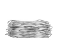 Parliky Silver Aluminum Wire Thick Bendable Crafting Wire for Jewelry Making Floral Wreaths Garden Art DIY Sculpting and Christmas Ornament Wrapping