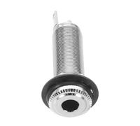Parliky Silver Brass for Longterm Reliability Bass Guitar Replacement Barrel Jack Plug with Tubestyle Construction and Enhanced Sound Quality Suitable for Live Performances and Practice