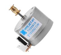 Parliky Silver Metal Replacement Motor for Vinyl Record Player and Gramophone Accessories, Sturdy Phonograph Motor Hardware Suitable for Vintage Record Players