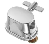 Parliky Silver Plated Iron Tom Drum Kit Mount Bracket Floor Tom Leg Clamp Percussion Base for Snare Drum Stability and Performance Support