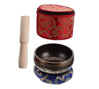 Parliky Singing Bowl Set Sound Meditation Bowl Kit 9.5cm for Yoga Mindfulness Random Color