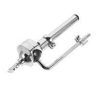 Parliky Single-arm Tom Drum Bracket Short Zinc Alloy Drum Stand Metal Percussion Instrument Holder for Kit Performance Display and Drum Setup Random Style