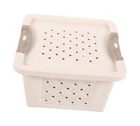 Parliky Small Pet Travel Box Animal Carrier Case for Hamster Rabbit Turtle Guinea Pig Portable for Camping Travel