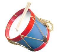 Parliky Snare Drum Percussion Instrument Musical with Stick for Hand-brain Coordination and Rhythm Development Safe Wear-resistant Material Gift for Music Education