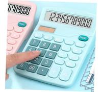 Parliky Solar Dual Power Calculator with Design Basic Office Computing Tool for Students Home and Business Use LCD Display for Simple Addition Subtraction Multiplication and Division