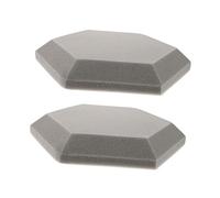 Parliky Sound Absorption Panels for Indoor Noise Reduction and Acoustic Treatment Hexagon Shaped 2pcs Made of Flame-retardant Polymeric Sponge in Home Studios and Offices