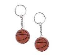 Parliky Sports Keychains Keychain Bag Charm Ball Basketball Game Basketball Keychains Basketball Present Keyring