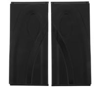 Parliky Sports Wheelchair Mudguard, Plastic Side Guard Panel for Electric Wheelchairs, Mud and Splash Protection, Left and Right, 2pcs, Black, Community Travel