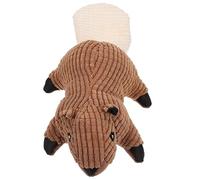 Parliky Squeaky Dog Chew Toy Plush Squirrel Shape for Dogs Interactive Teeth Cleaning Plaything Bite Resistant Fun Training and Play Companion