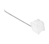 Parliky Stainless Steel Fish Landing Net with Anti-slip Telescoping Handle Retractable Fishing Net for Adults Ergonomic Grip for Saltwater and Freshwater Shrimp Catching Compact Portable