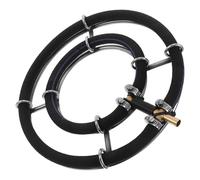 Parliky Stainless Steel Fish Tank Aerator Stone Bubble Diffuser Ring for Ponds and Aquariums Whisper Accessory with Uniform Oxygen Dispersion and Ultra Low Noise Water Bubbler