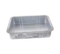 Parliky Steel Oil Drain Pan Large Capacity Wear-resistant Fluid Collector for Car Repair Garage Waste Oil Catch Tray