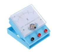 Parliky Student Lab Voltmeter 0-3v Analog Plastic Voltmeter for Physics Experiment with Lightweight Construction, for Laboratory Projects and Electrical Measurement Lessons