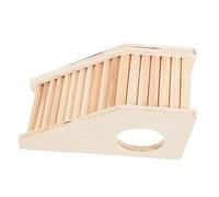 Parliky Sturdy Wooden Hamster Climbing Ladder Safe Hideout House Nest for Small Pet Enjoyment