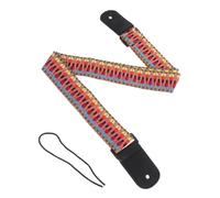 Parliky Stylish Ukulele Strap Made of Sturdy Cotton with Woven Design, Easy to Carry and Safe in Holding Instrument, Suitable for Acoustic and Classical Guitars in Playing Scenes