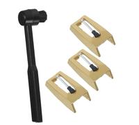 Parliky Stylus Cartridge Replacement Record Player Needles for Turntable Aluminum Rod Red Gem Tip for Vintage Record Player and Replacement