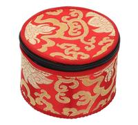 Parliky Supple Cotton Cloth Singing Bowl Storage Bag Delicate Chic Design Protect the Bowl Securely Lightweight Carry Case for Travel and Meditation Random Color