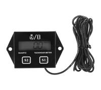 Parliky Tachometer Timer Small Engine Speedometer Electronic Black ABS 0.1-9999.9h 15300 for Cars and Motorcycles Engine Performance Analysis