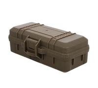 Parliky Tactical Equipment Storage Box with Matte Pp Material, Triple-Layer Foam Lining, Waterproof Shockproof Survival Storage Container for Outdoor Camping, Hiking, and Fishing Gear